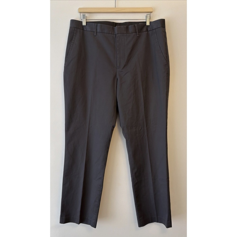 Bonobos Friday Straight Leg Pant Mens Size 36x30 Gray Preppy Minimalist Chino